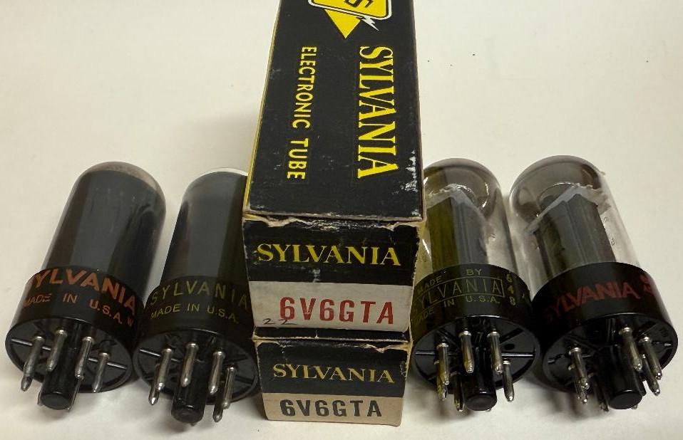 NOS Sylvania 6V6GTA short base (Singles and Matched Pairs) | KCA